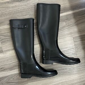 Classic Black Women's Rain Boots
